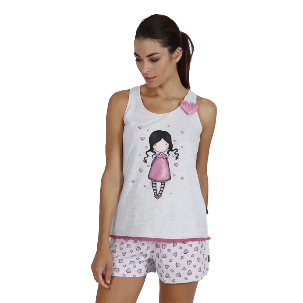 Santoro Pigiama da Donna Corto Estivo 55500 S24