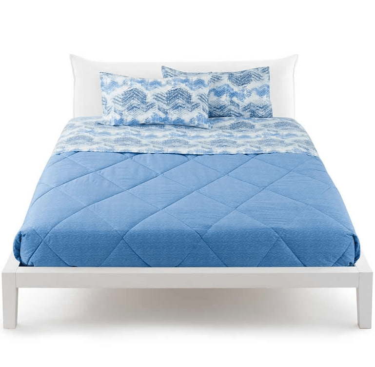 Bassetti Completo Lenzuola Flanella Piazza e Mezza Mixes D54 - Passarelli Biancheria