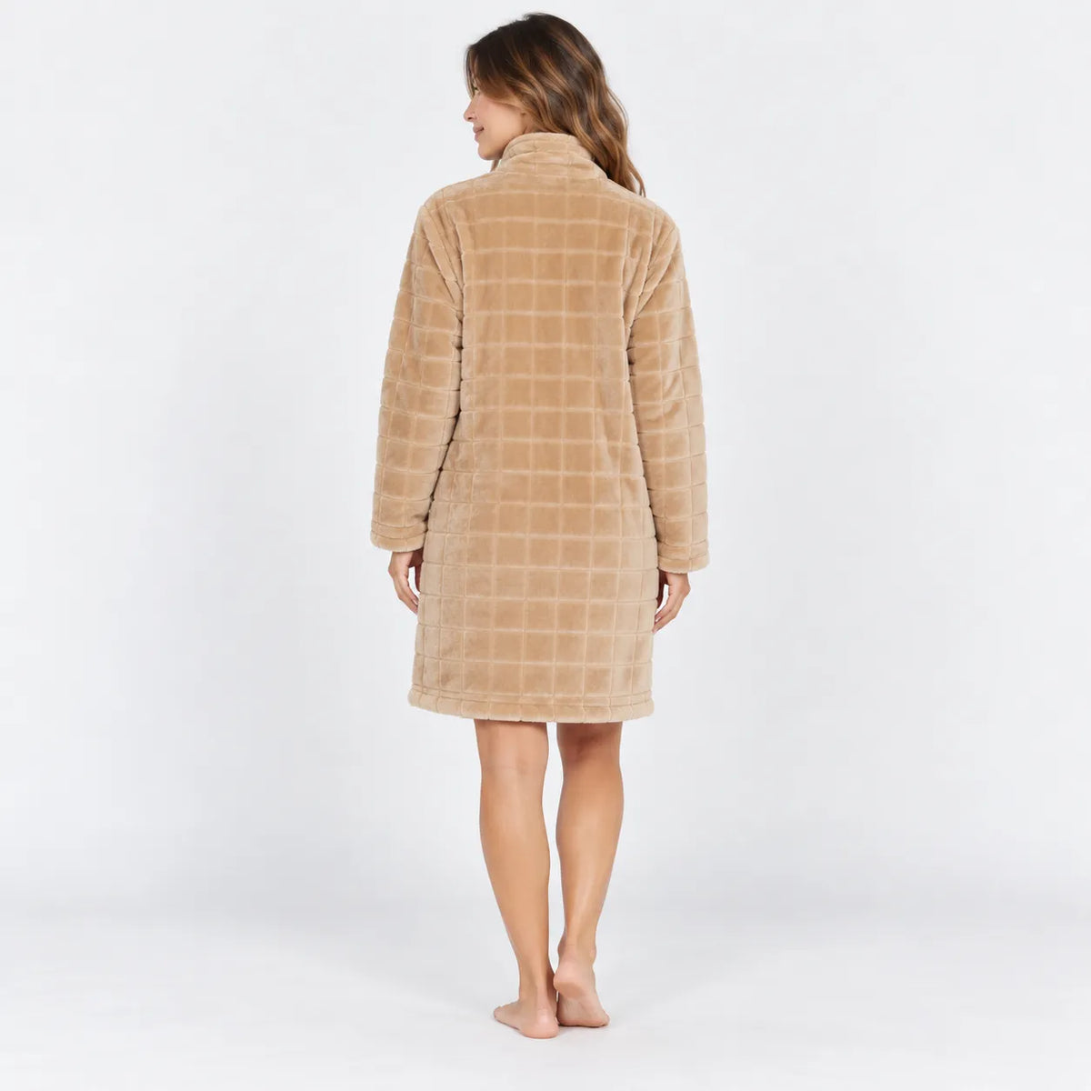 Selmark Vestaglia Invernale da Donna con Zip PC272