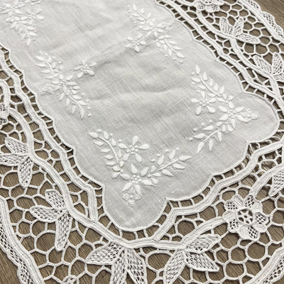 Set 3 Centrini in Puro Lino e Burano S100 -