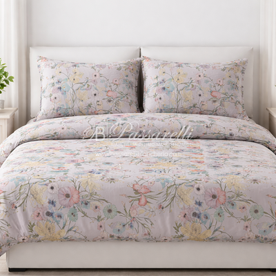 Cogal Set Lenzuola-Copriletto Matrimoniale Fiori di Campo 2603S50