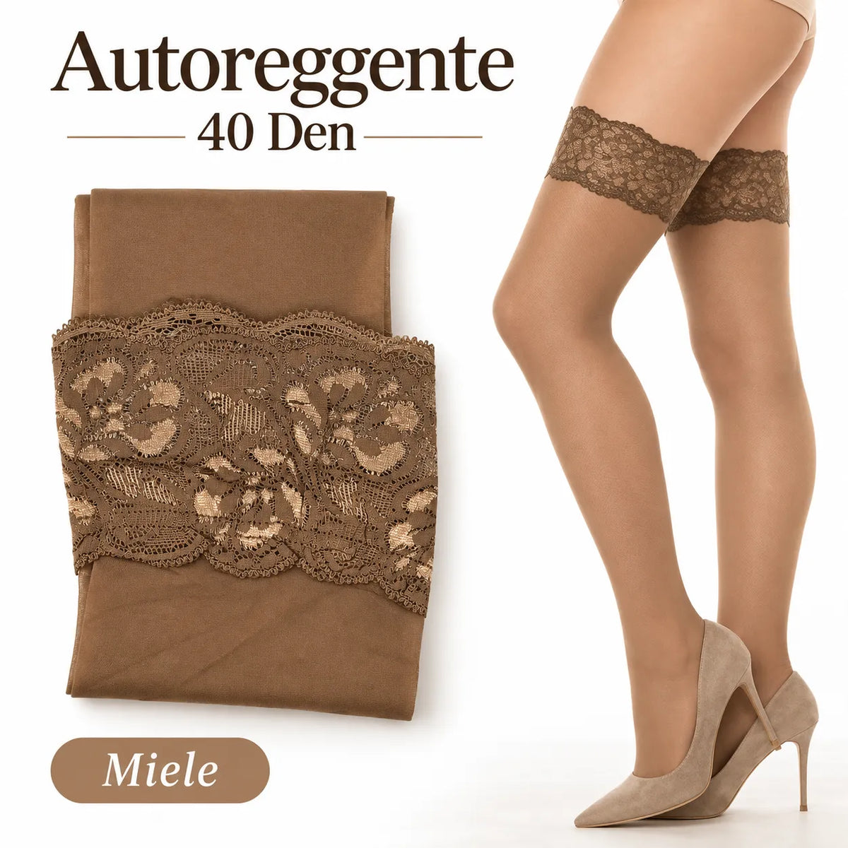 Sisi Collant Autoreggente Queen 40 Den 80SI