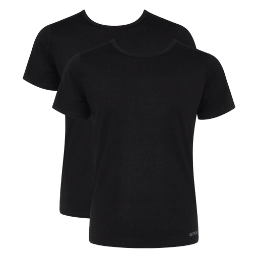 Sloggi Uomo Confezione 2 T-Shirt GO ABC O-Neck 10217962 S25 - Passarelli Biancheria
