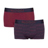 Sloggi Uomo Go Xmas 2 Boxer Hipster S15