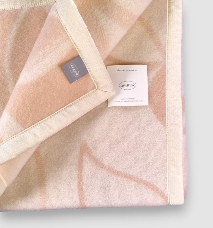 Somma Coperta per Letto Matrimoniale di Pura lana Nuova Greta 22790 40 580 2510S190