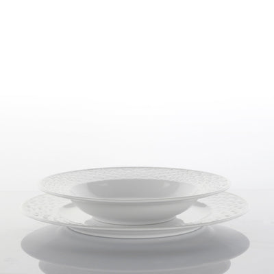 Servizio tavola 18 pezzi in porcellana STAR WEISS by Weissestal