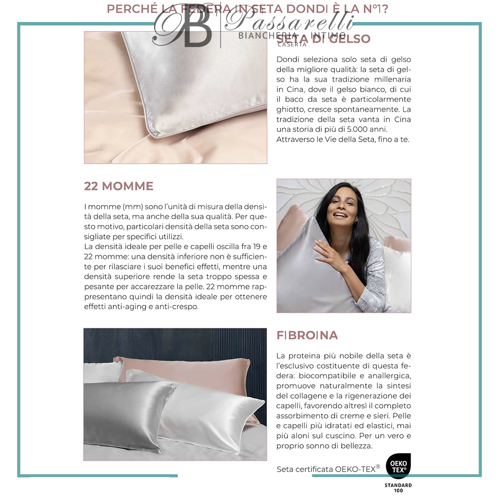 Svad Dondi Federe in Pura Seta Buongiorno Principessa 10101 0644 0524S74 - Vari Colori