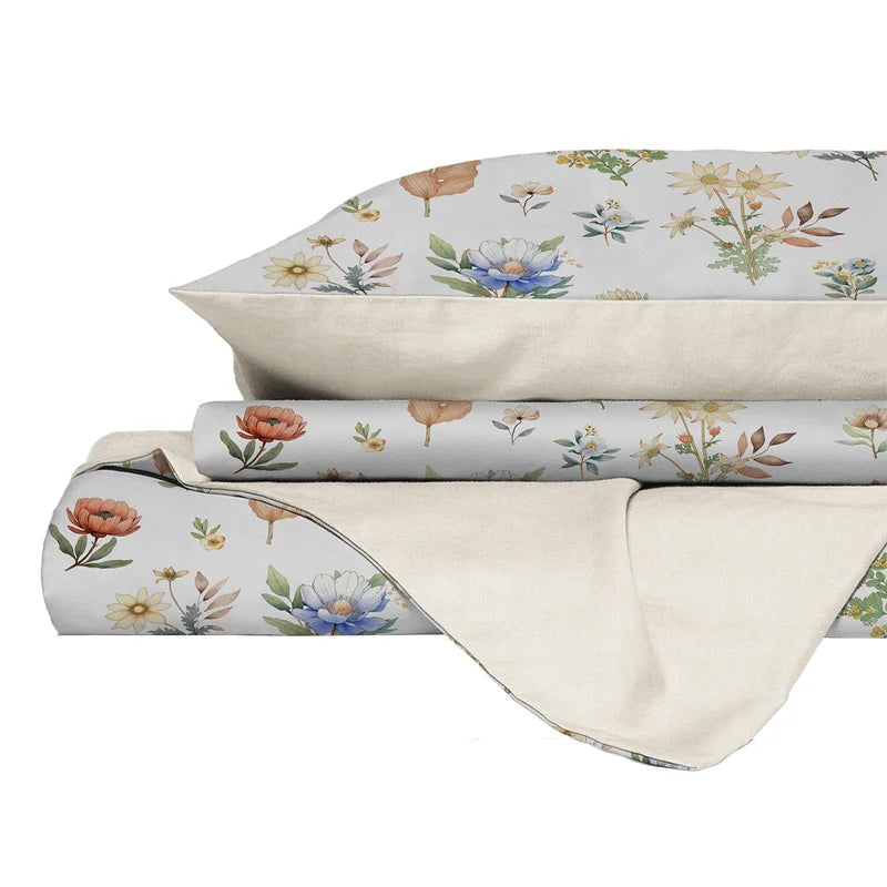 Parure Copripiumino Matrimoniale in Cotone 100% Made in Italy - Vari Disegni