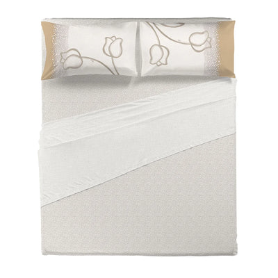 THUN® Completo Letto Matrimoniale New Elegance - Fantasia Tulipani