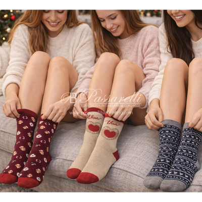 THUN® Set 3 Calzini Donna Scatola Thunland Taglia Unica 2510S17