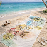 THUN® Telo con Cuscino Gonfiabile Mare Donna One Size Yellow Esotic