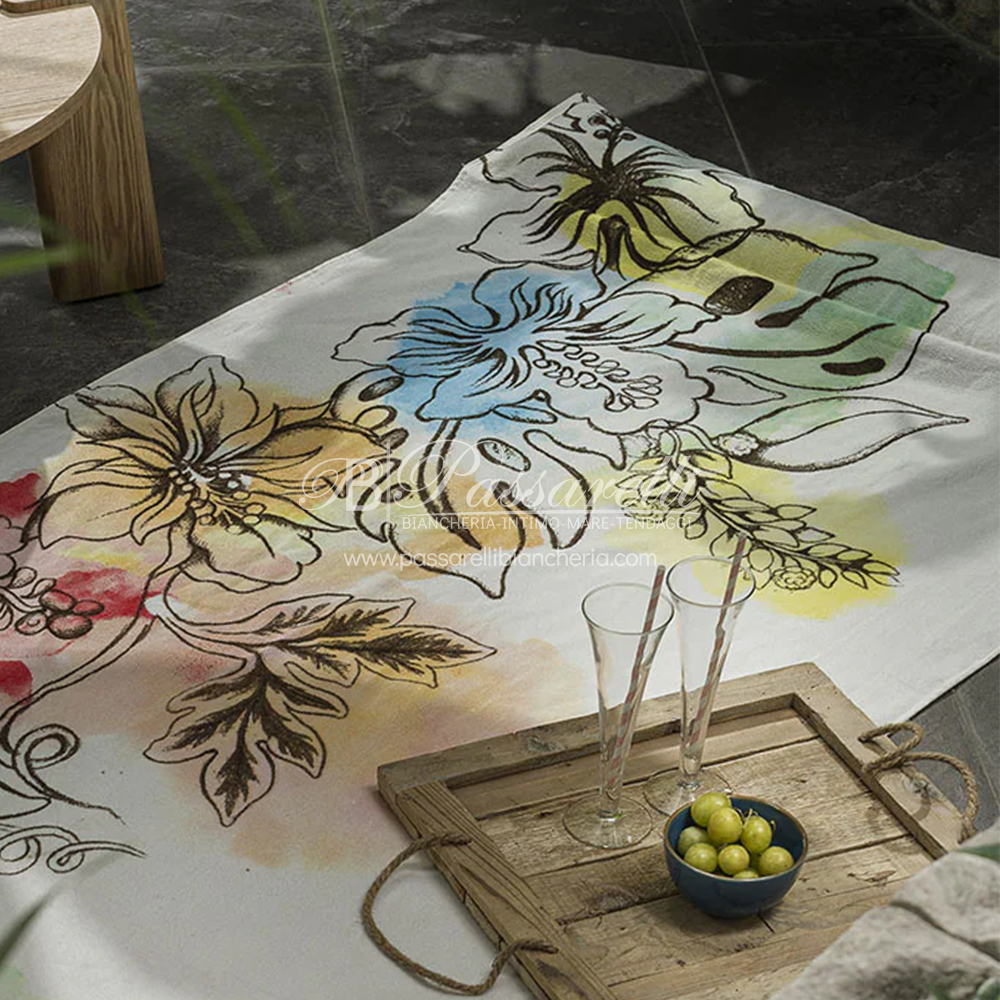 THUN® Telo con Cuscino Gonfiabile Mare Donna One Size Yellow Esotic