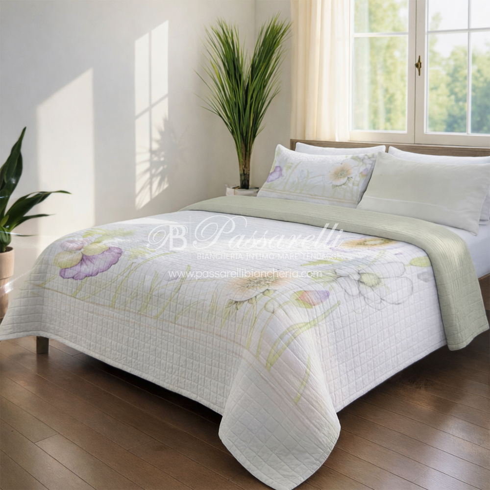 THUN® Trapuntino Matrimoniale Bloom Multi con Stampa Digitale 2603S65