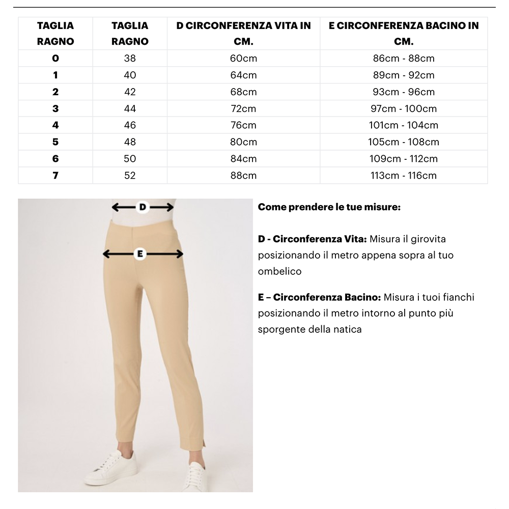 Ragno Pantalone Estivo da Donna modello Flare in jersey di viscosa crêpe D987PC S34