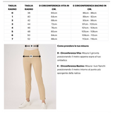 Ragno Pantalone Estivo da Donna modello Flare in jersey di viscosa crêpe D987PC S34