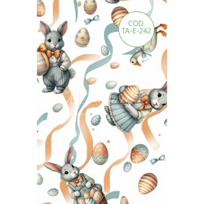 Arconate Tovaglia in Cotone Pasqua - Dimensioni Varie