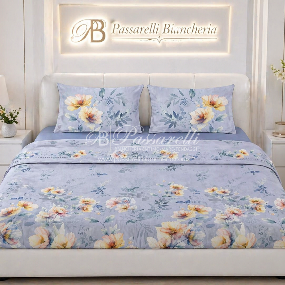 Tessitura Randi Completo lenzuola Copriletto PEONY 2504S180
