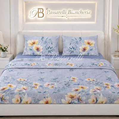 Tessitura Randi Completo lenzuola Copriletto PEONY 2504S180