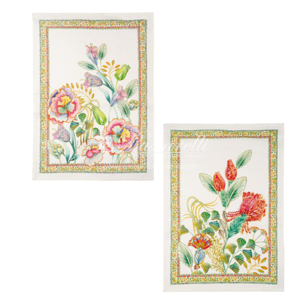 Tessitura Toscana Telerie Tovaglia e Runner in P.Lino Artigemme - Varie Dimensioni