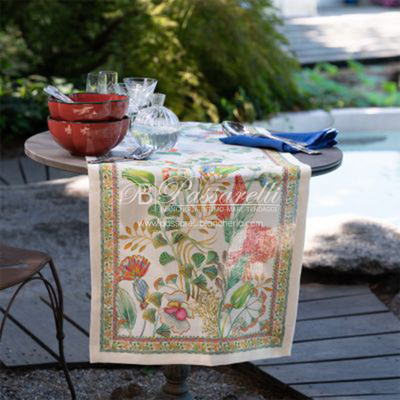 Tessitura Toscana Telerie Tovaglia e Runner in P.Lino Artigemme - Varie Dimensioni