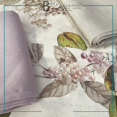 Tessitura Toscana Telerie Tablecloth in 100% pure Arbousier linen