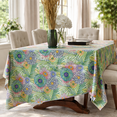 Tessitura Toscana Telerie Tovaglia e Runner in P.Cotone Dalia - Varie Dimensioni