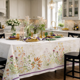 Tessitura Toscana Telerie Tovaglia e Runner in P.Lino Selvatica - Varie Dimensioni