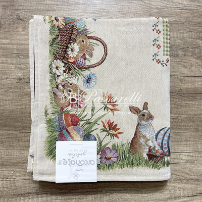 Tessitura di Arconate Copri Tavola in Gobelin Pasquale 140x240 2503S40