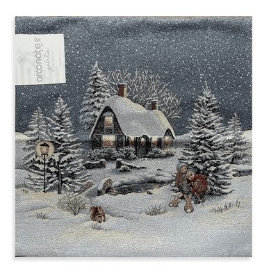 Tessitura di Arconate Cuscino Arredo Natalizio in Gobelin S56 - Vari Disegni - Passarelli Biancheria