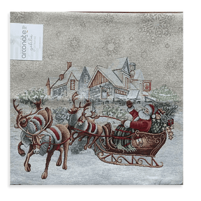 Tessitura di Arconate Cuscino Arredo Natalizio in Gobelin S56 - Vari Disegni - Passarelli Biancheria