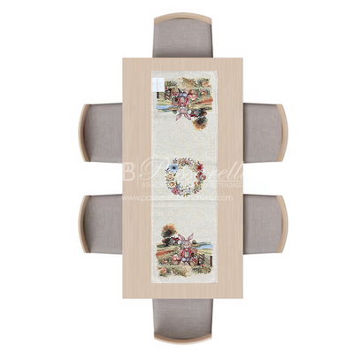 Tessitura di Arconate Runner in Gobelin Pasquale 45x140 2503S10