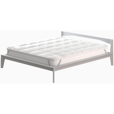 Topper Coprimaterasso Trapuntato Plus Bianco - Varie Dimensioni - Passarelli Biancheria