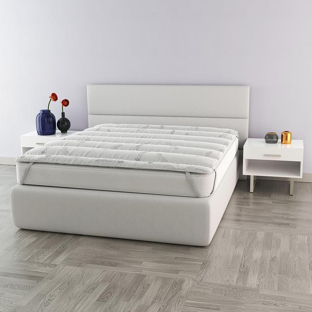 Topper Coprimaterasso Trapuntato Thermocontrol - Varie Dimensioni - Passarelli Biancheria