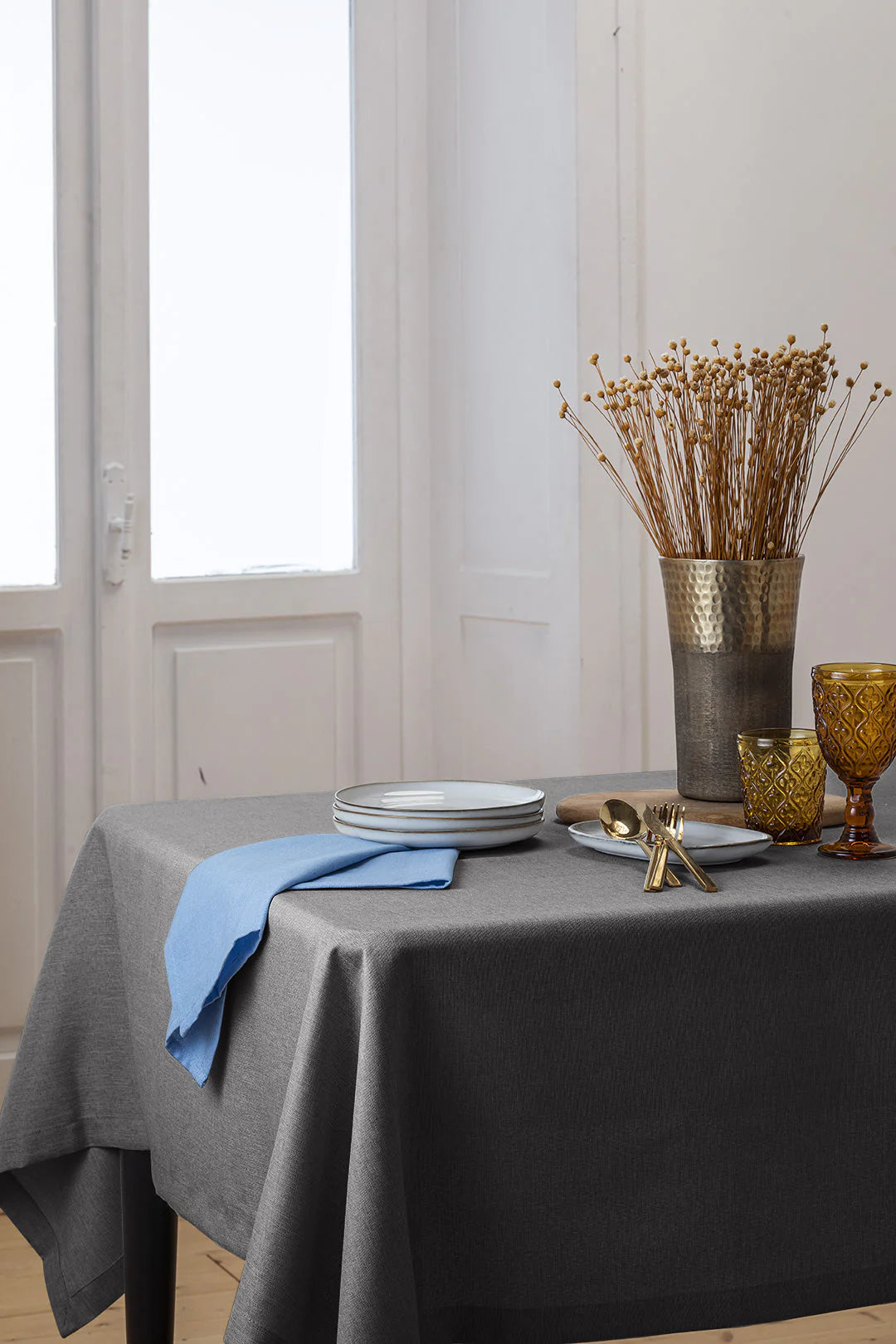 Di Maestro Tovaglia Antimacchia Effetto Lino - Varie Dimensioni 2502S