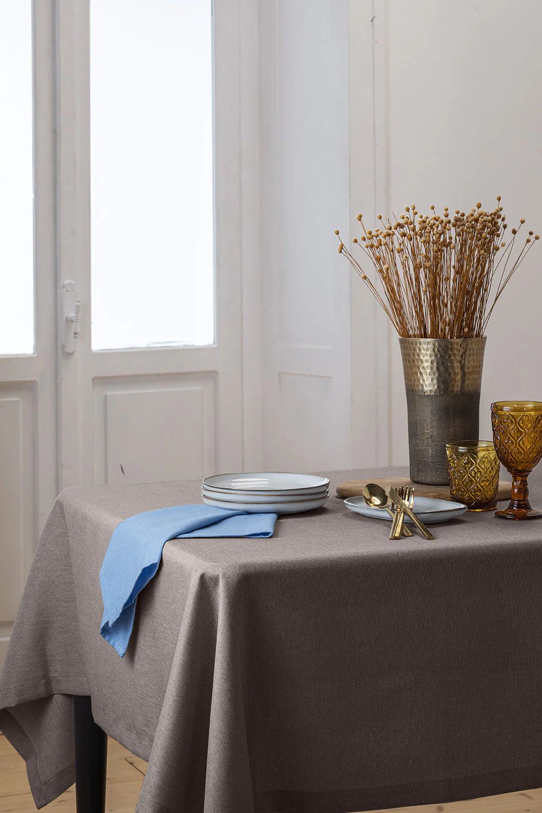 Di Maestro Tovaglia Antimacchia Effetto Lino - Varie Dimensioni 2502S