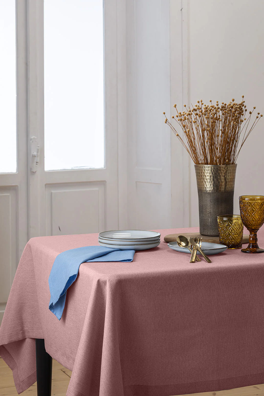 Di Maestro Tovaglia Antimacchia Effetto Lino - Varie Dimensioni 2502S