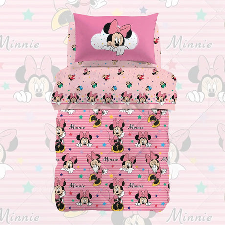 Caleffi Disney Trapunta 1 Posto Minnie Rainbow in Cotone 1012882 2410S86