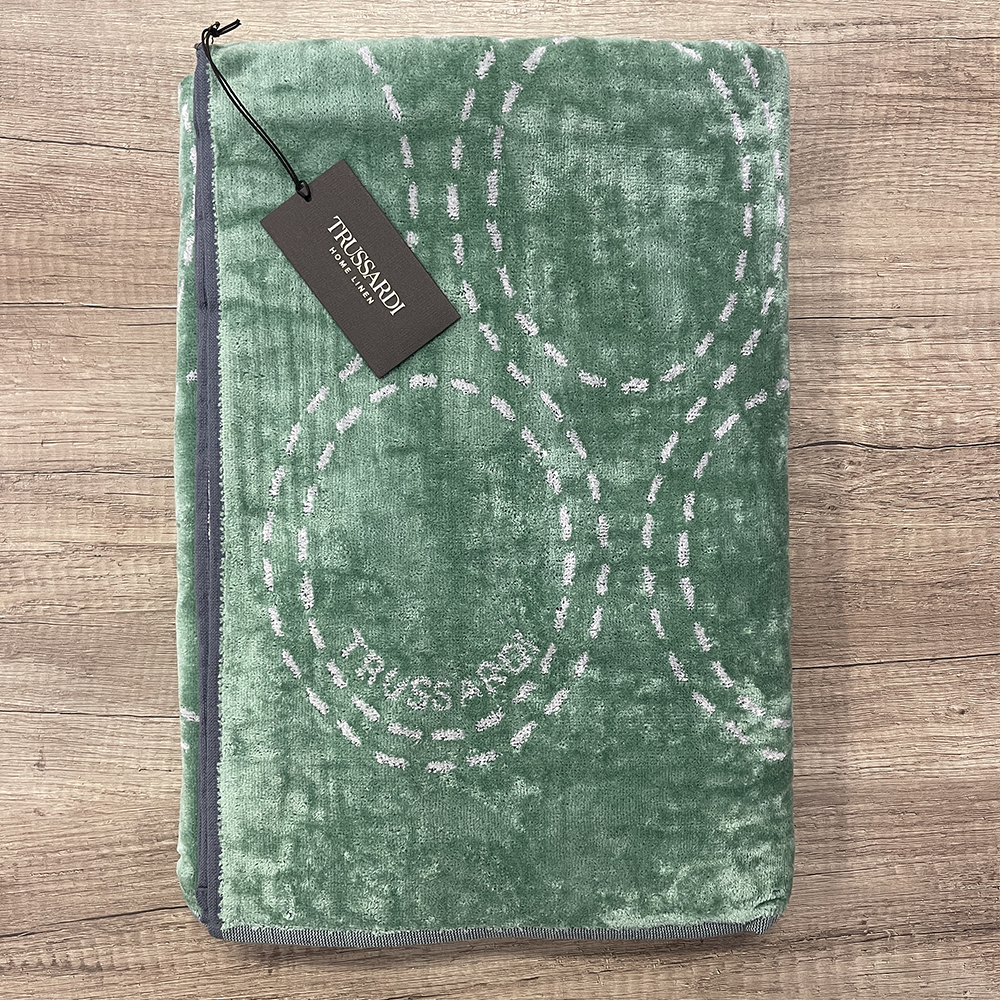 Trussardi Terry Beach Towel Royal Grayhound 2006665 S50