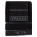 Trussardi Home Set Spugna 1+1 in Puro Cotone Ribbon S32