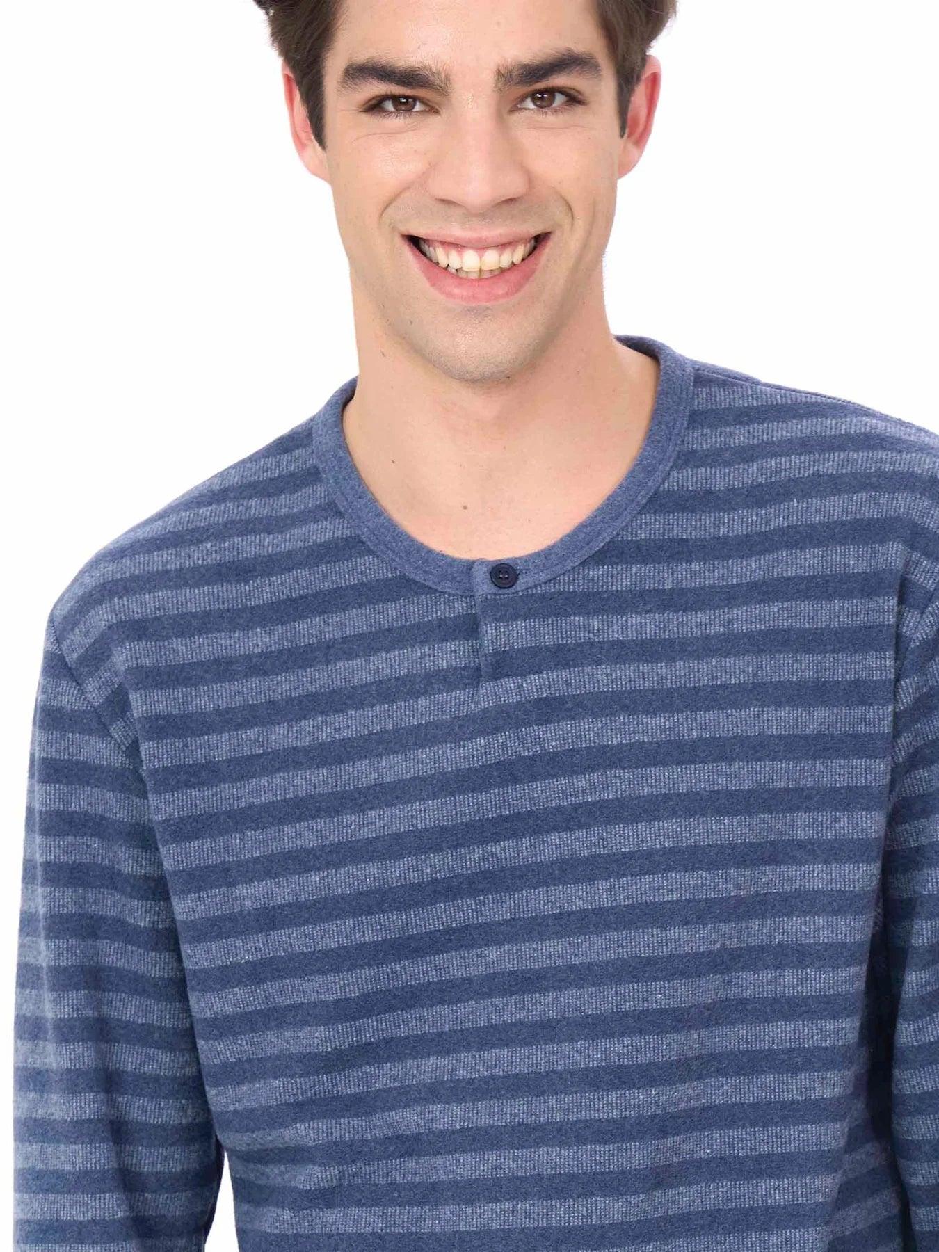 Ragno Pigiama Invernale da Uomo in Cotton Eco Pile U773N1 S49 - Passarelli Biancheria