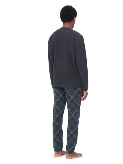 Ragno Pigiama Invernale da Uomo in Cotton Eco Pile U774NU S47 - Passarelli Biancheria