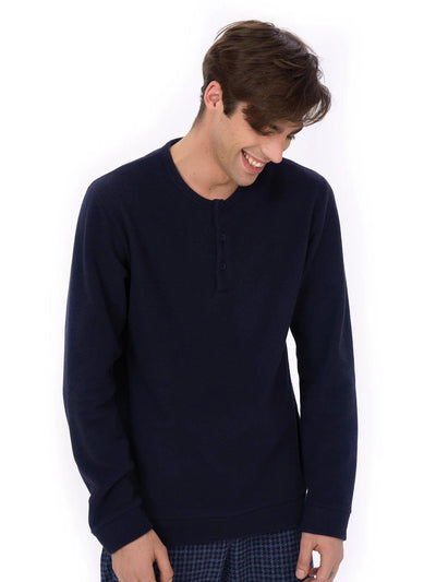 Ragno Pigiama Invernale da Uomo in Cotton Eco Pile U779NU S49 - Passarelli Biancheria