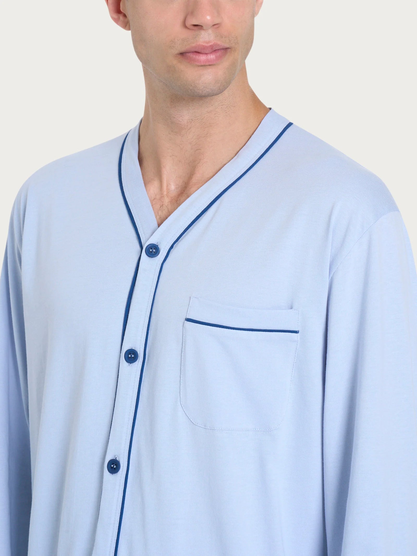 Ragno Pigiama Cotone Leggero Aperto da Uomo U898N6 S31