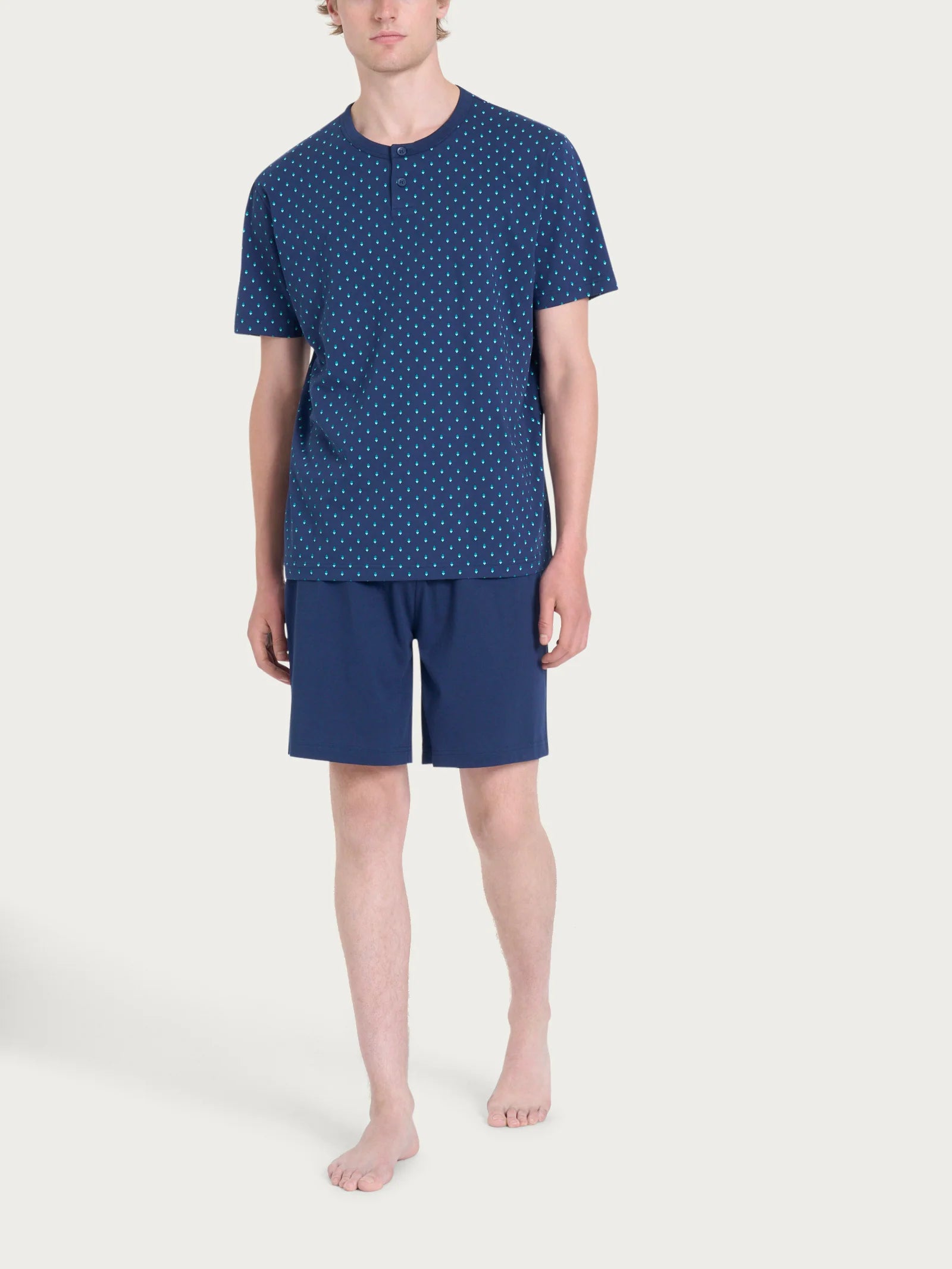 Ragno Pigiama da uomo 3 Pezzi Maniche Corte U909NT 2503S32