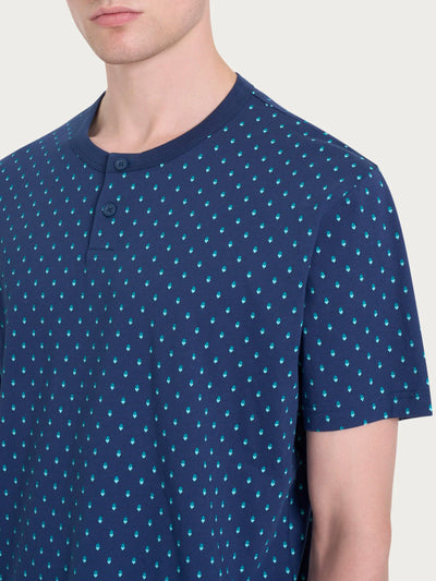 Ragno Pigiama da uomo 3 Pezzi Maniche Corte U909NT 2503S32