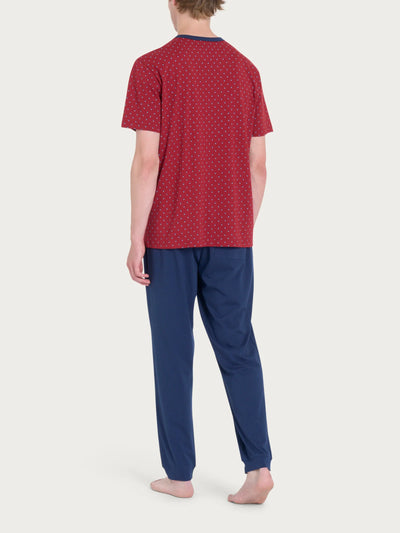 Ragno Pigiama da uomo 3 Pezzi Maniche Corte U909NT 2503S32