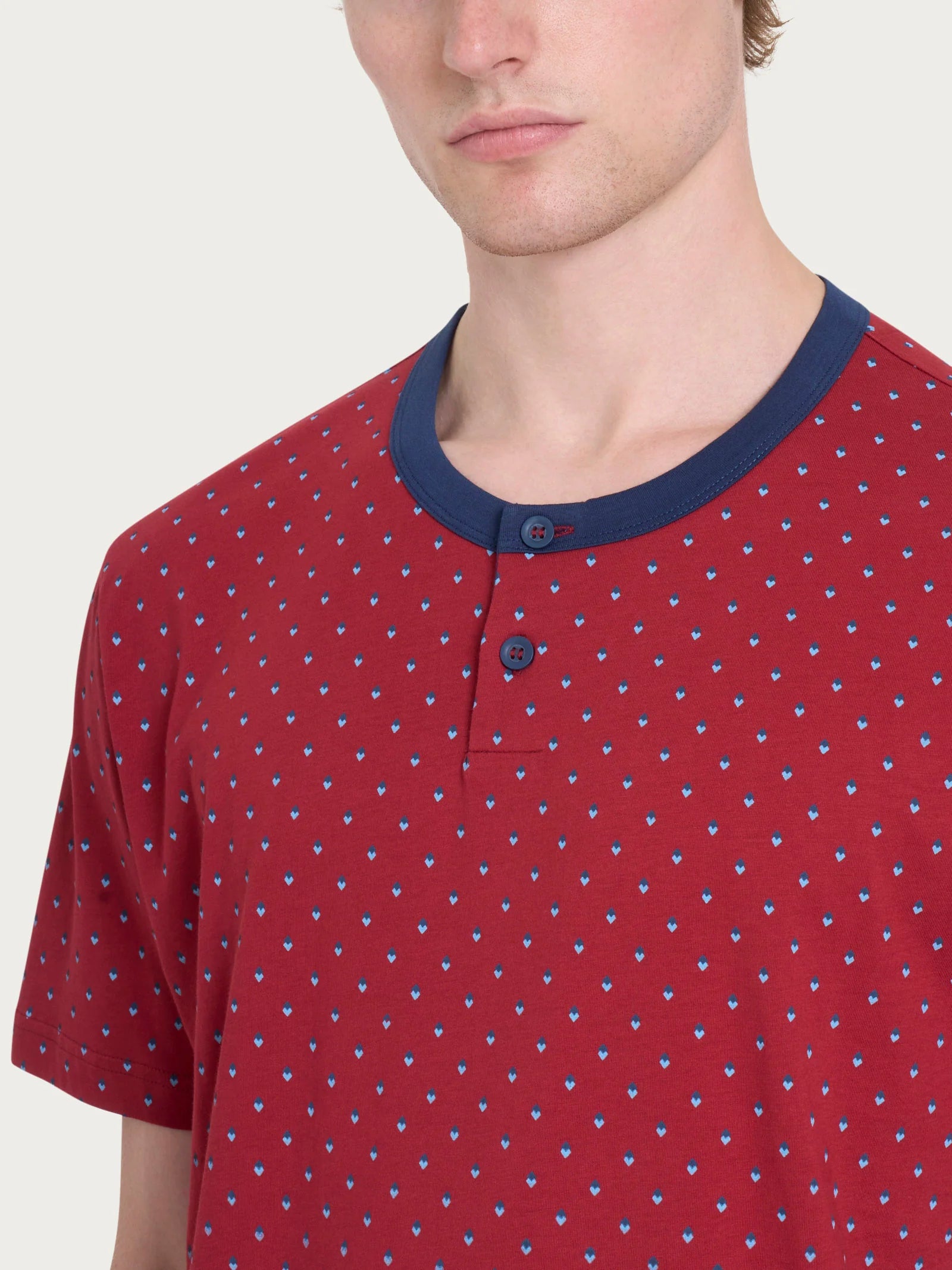 Ragno Pigiama da uomo 3 Pezzi Maniche Corte U909NT 2503S32