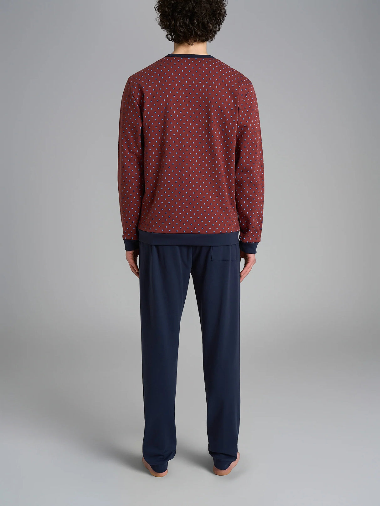 Ragno Pigiama Serafino in Caldo Cotone da Uomo U956N1 2511S48