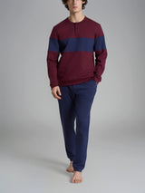 Ragno Pigiama Serafino in Caldo Cotone da Uomo U963N1 2511S48