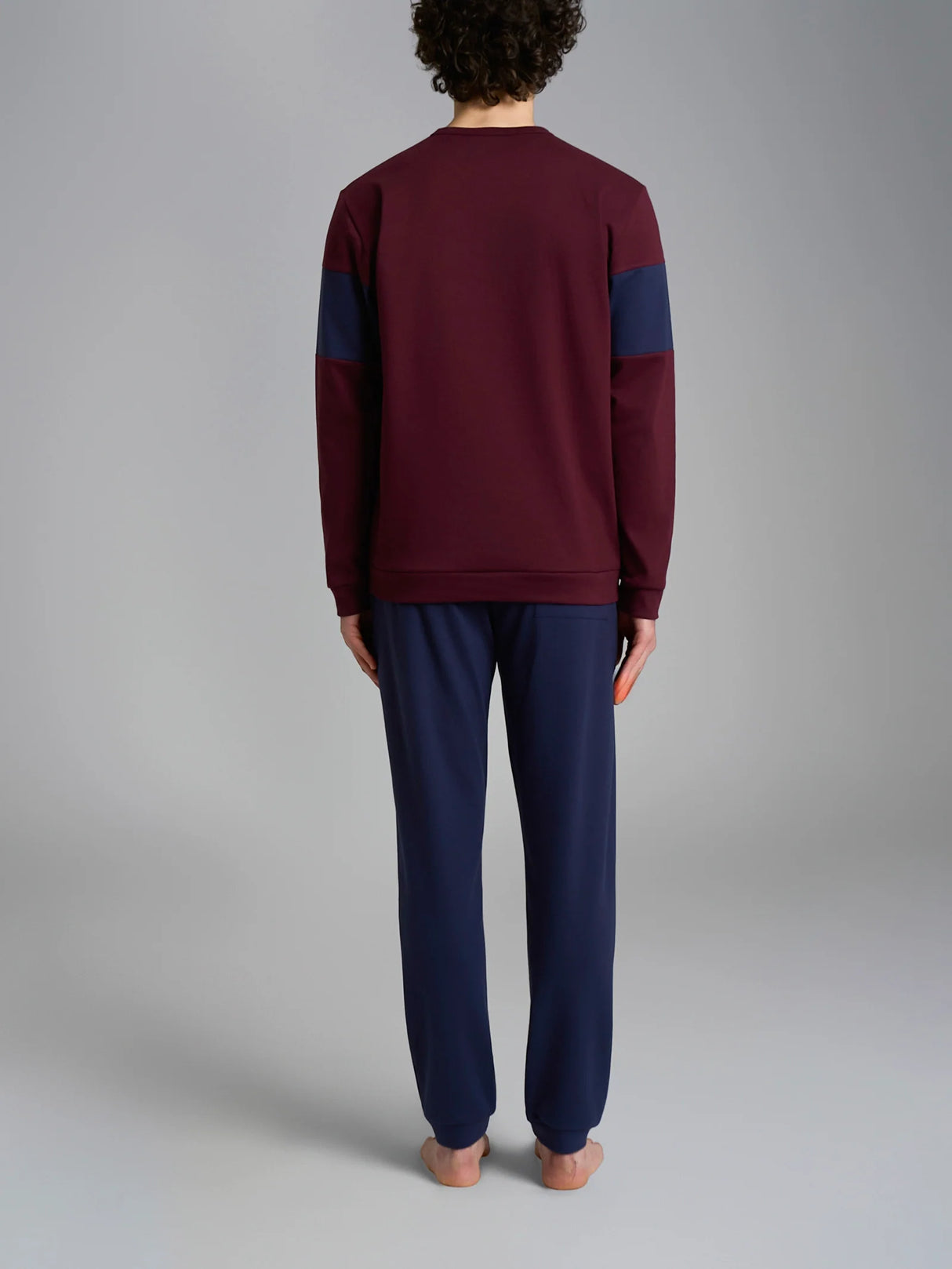 Ragno Pigiama Serafino in Caldo Cotone da Uomo U963N1 2511S48